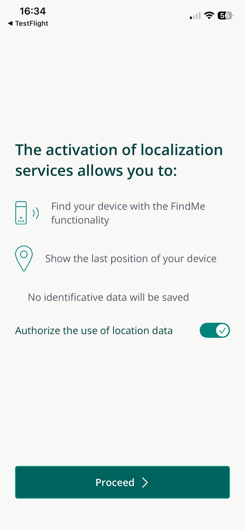 Location permission