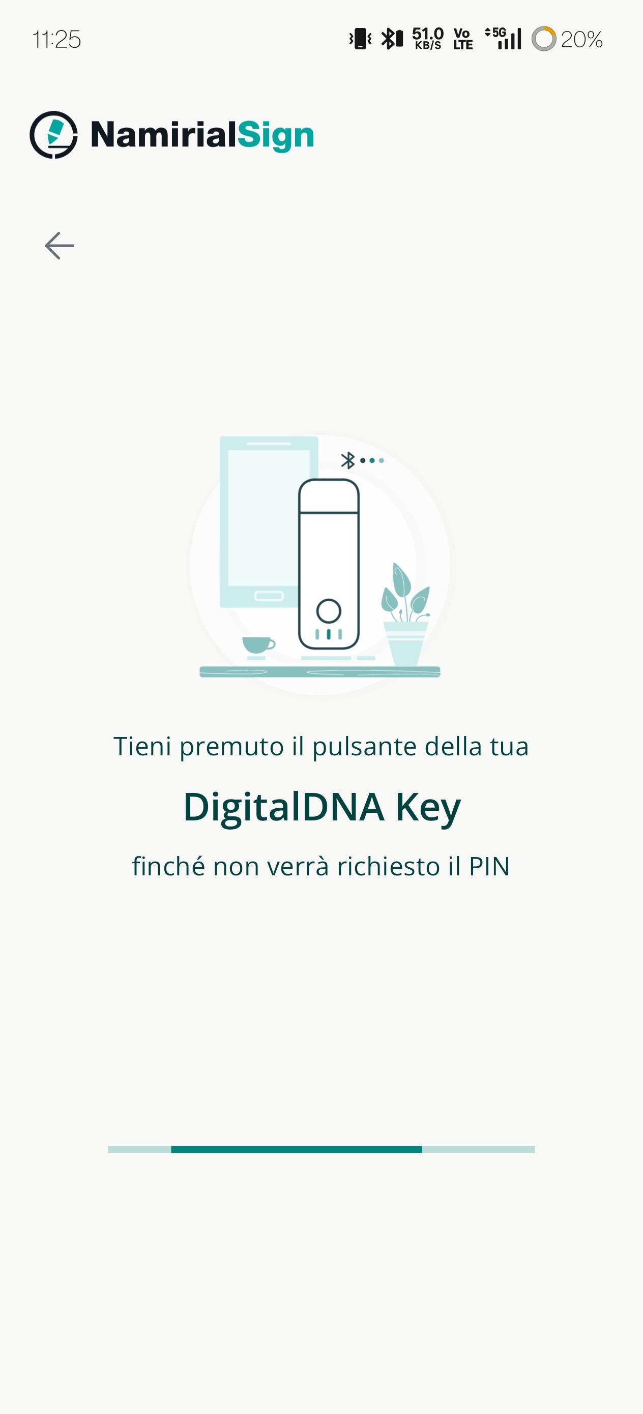 Associazione, in attesa della DigitalDNA key