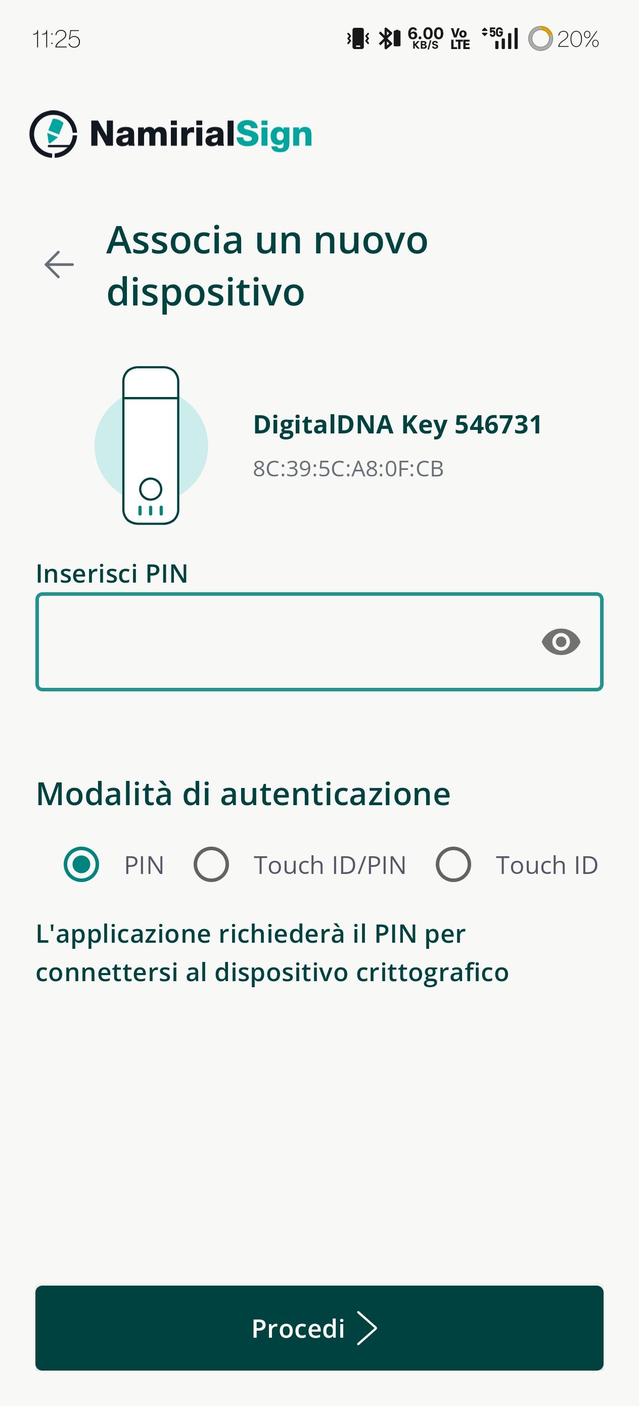 Associzione, in attesa del PIN