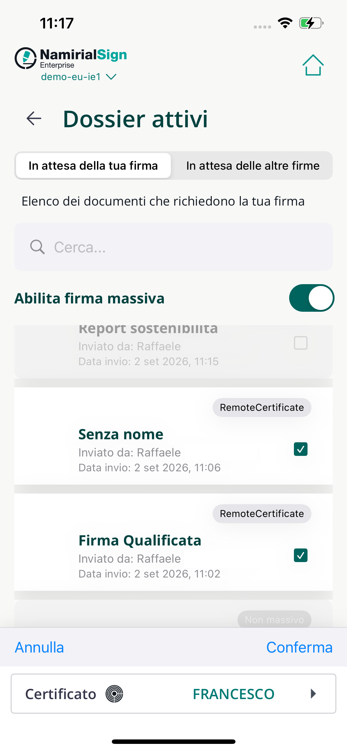 Firma massiva