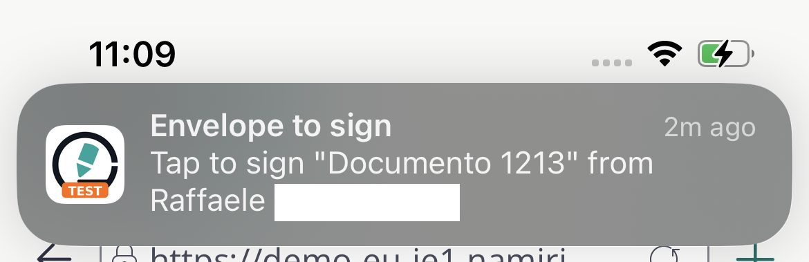 Notifica